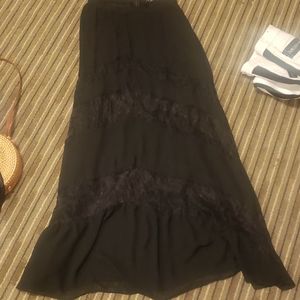 Expreas maxi skirt with lace